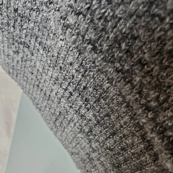 Gap Marled Knit Crewneck Sweater Gray Black XL - Picture 9 of 14